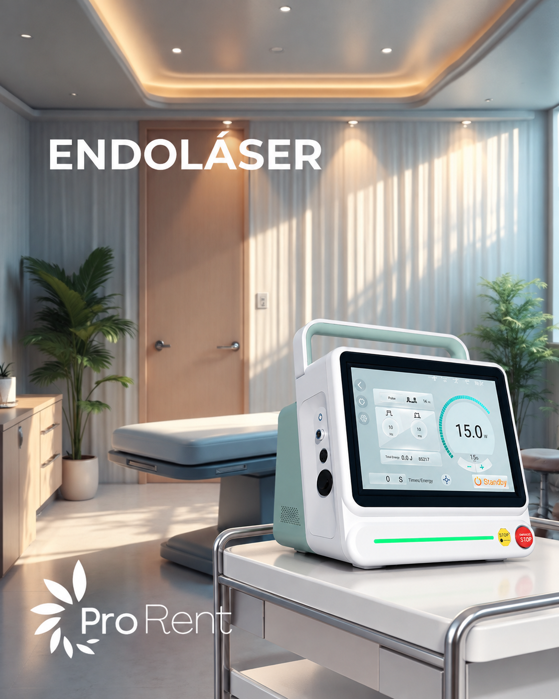 Endoláser, composición diseñada para ProRent